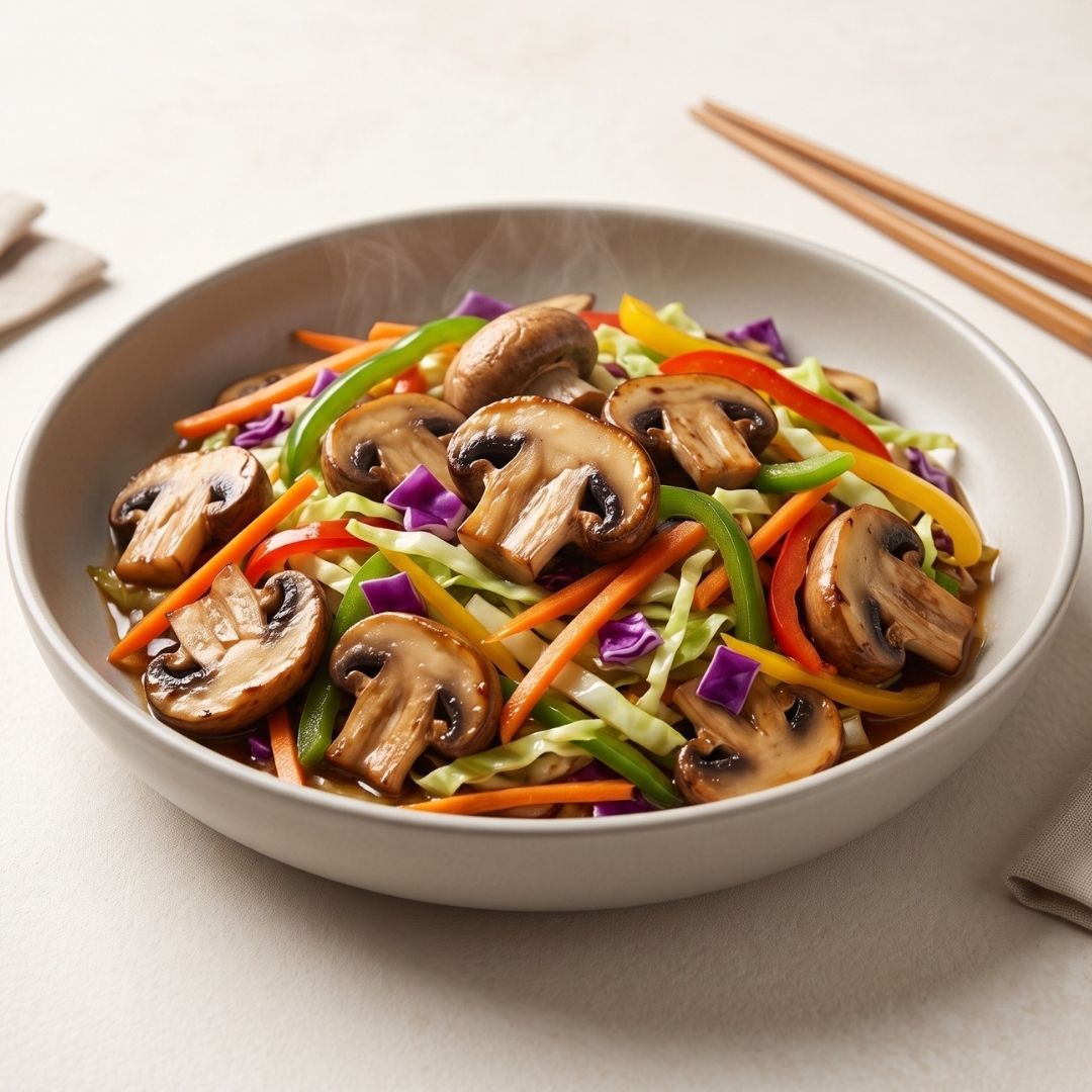 Mushroom Stir Fry Miximg 3