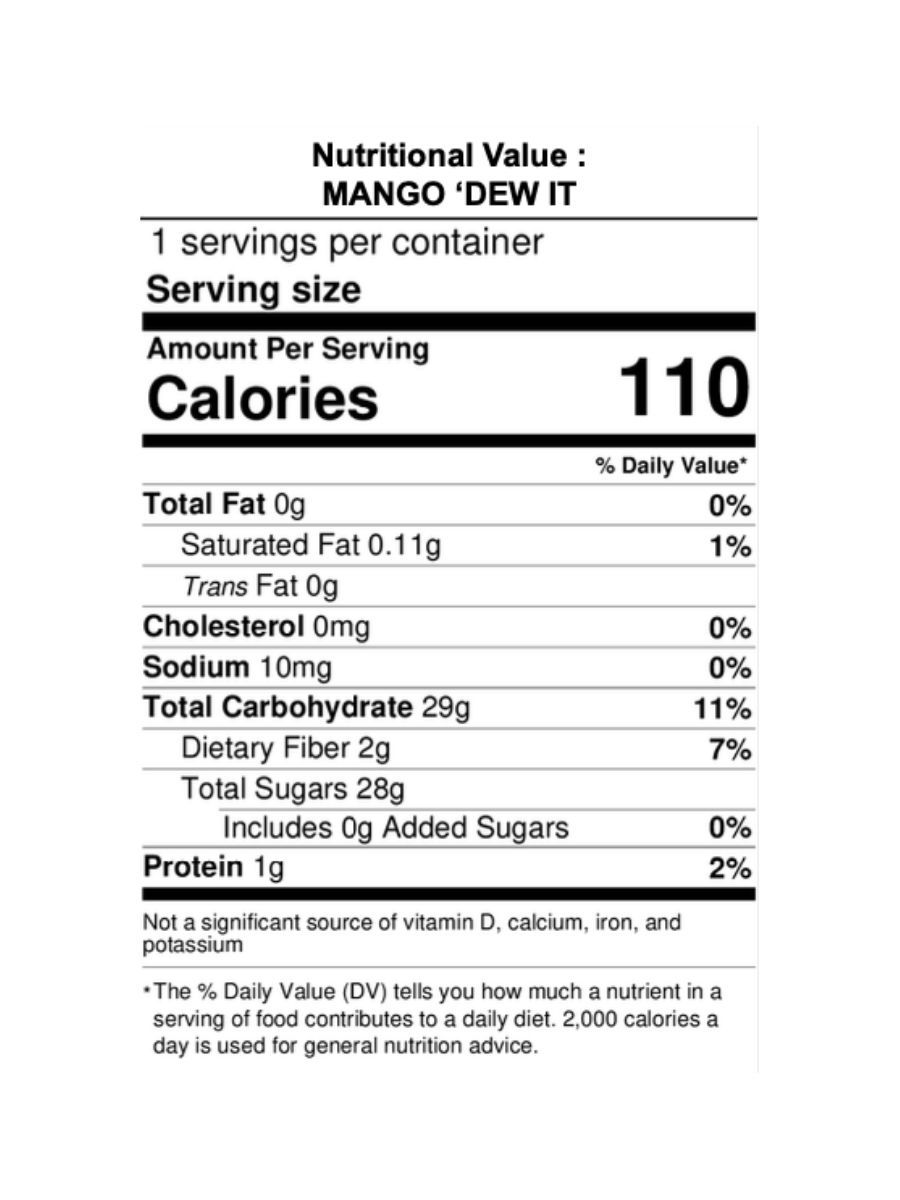 DIY Mango 'Dew It Smoothie Kitimg 2