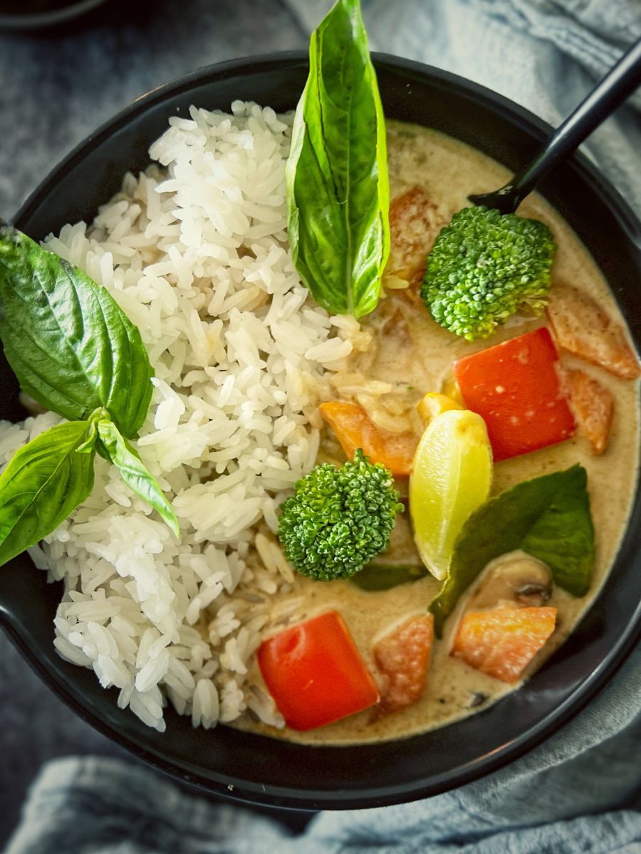 DIY Thai Green Curry and Jasmine Rice Kitimg 1